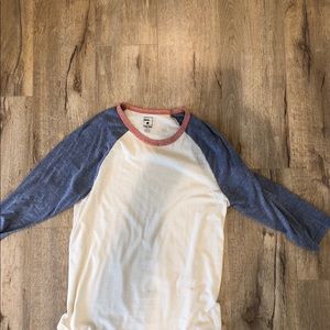 BDG Men’s 3/4 Length Sleeve Shirt Urban Outfitters